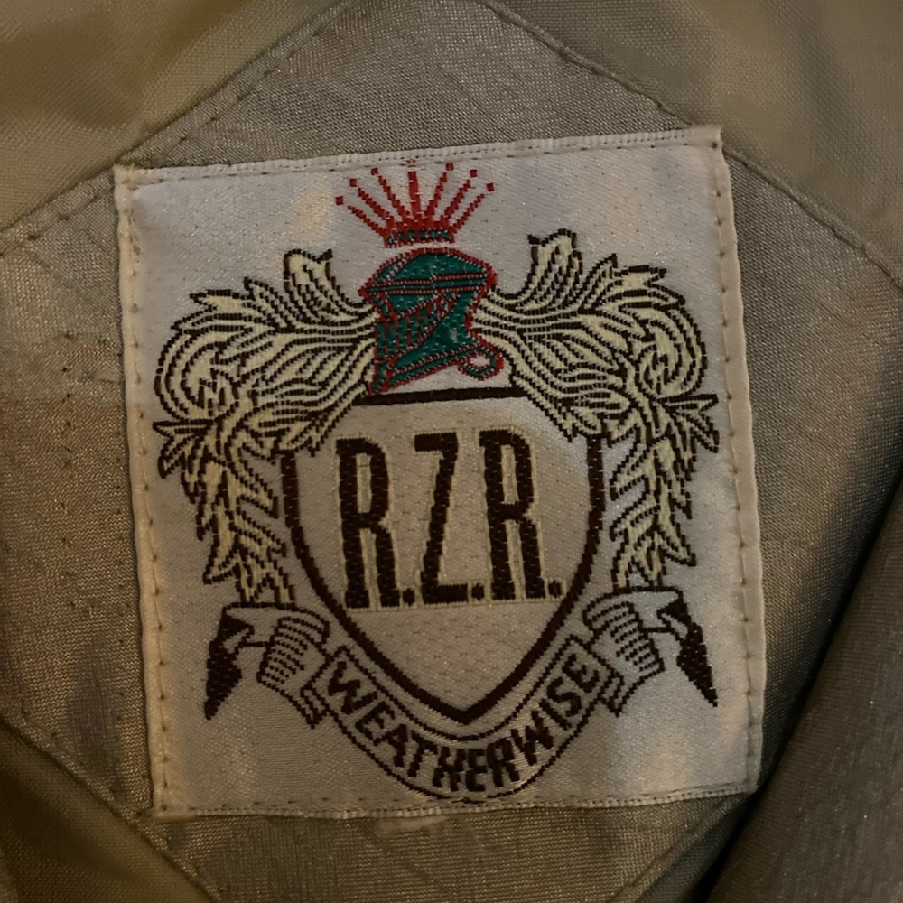 Vintage R.Z.R weather wise rain jacket.